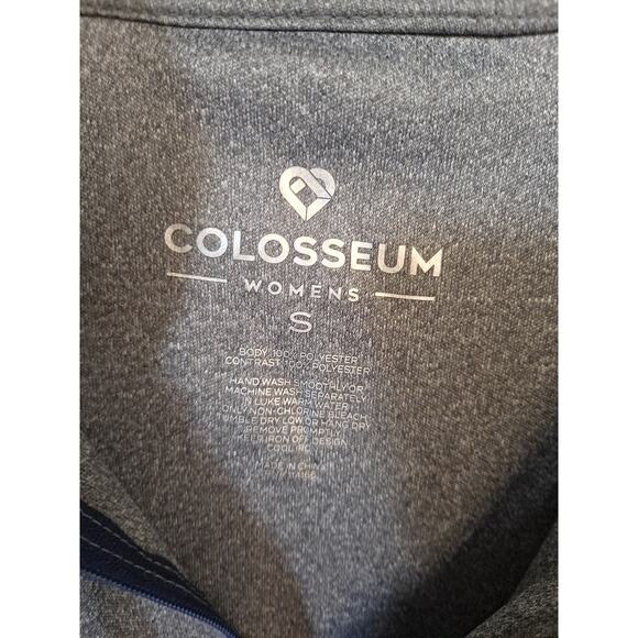 Colosseum Notre Dame 1/4 Zip Long Sleeve With Thumb Hole Shirt Size S - Picture 4 of 6